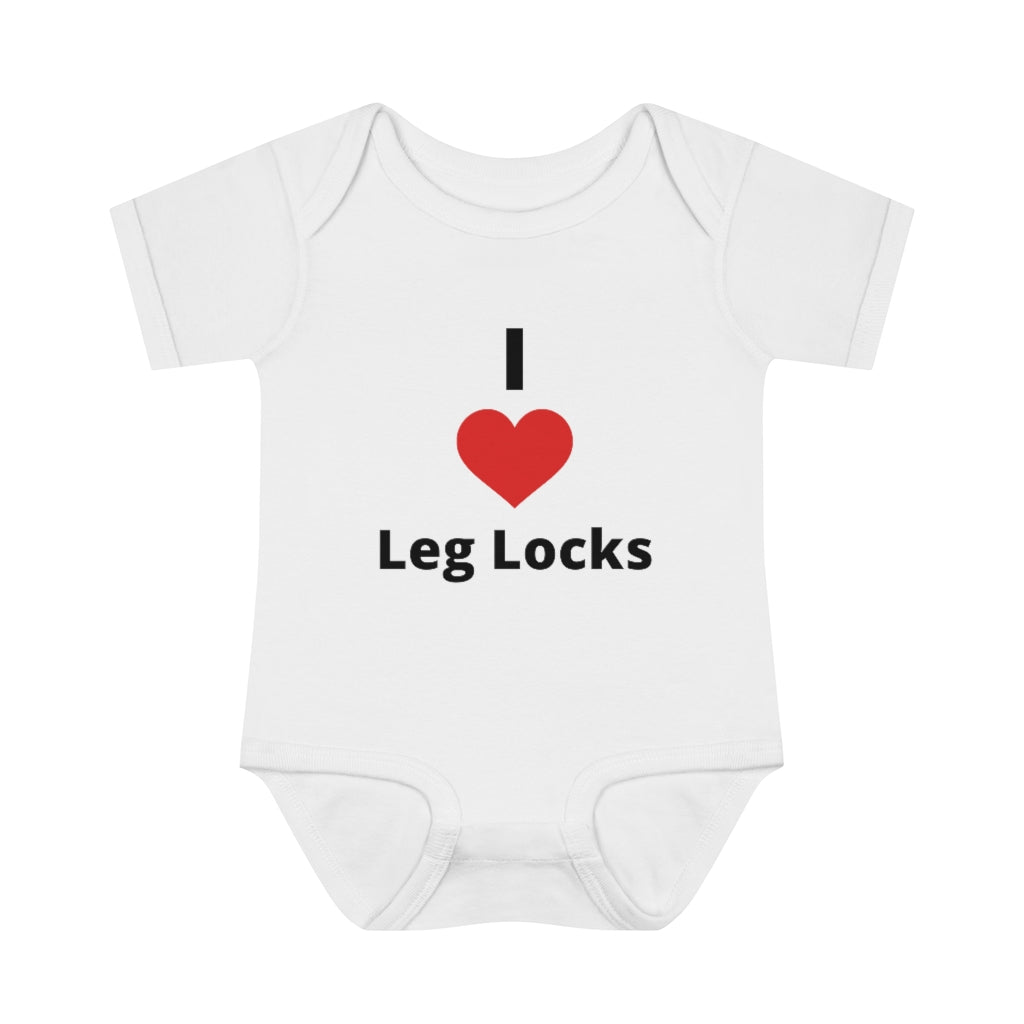 I Love Leg Locks -  Jiu Jitsu Baby Onesie