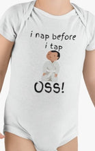 Load image into Gallery viewer, Nap Before Tap - Jiu Jitsu gift - Baby Short Sleeve Onesie®
